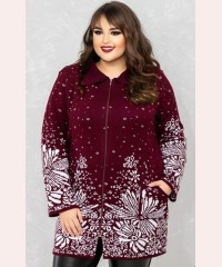 В'язаний кардиган з коміром