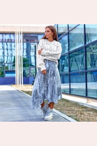 Юбка-плиссе с принтом 40738