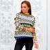 Светр з ромбоподібним візерунком 211586