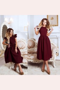 Платье золушка длина миди 10620