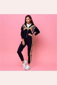 Спортивний костюм з яскравими вставками 4982