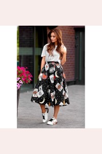 Красивая юбка с принтом 11092